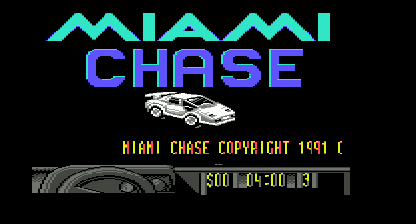 Miami Chase Title Screen